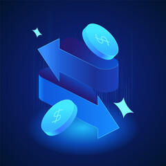 Banking icon Exchange rates