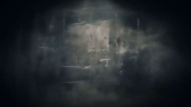 Mysterious dark forest path illuminated by a faint ethereal light creating an atmospheric and moody scene - Powered by Adobe