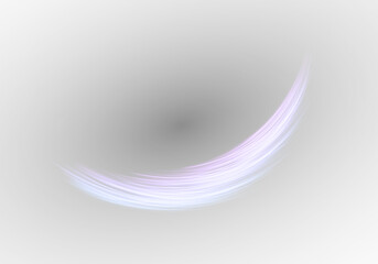 Dynamic spin, speed, and swirl in a transparent abstract background. Twirl light and motion effect with circular neon glow.
