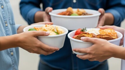 Sharing diverse culinary experiences through community dining and friendship