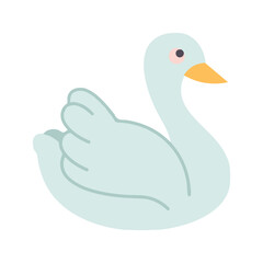 Swan icon, bird, water