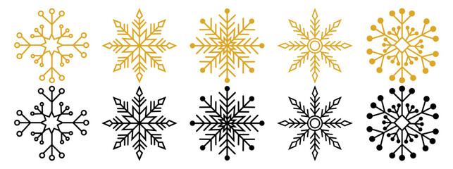 Snowflake Border on Transparent Winter Background for Christmas cards, holiday invitations, banners, packaging, and seasonal digital designs.