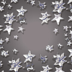 3D style background for your holiday poster design