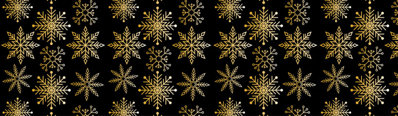 Colorful Snowflake Winter Pattern on Dark Background for Christmas wrapping paper, textile prints, greeting cards, digital wallpapers, kids’ holiday projects, and winter-themed branding.