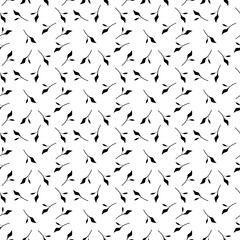 seamless pattern with LEAF and flowers fabric and textile design useful vector illustrations