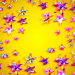 3D style background for your holiday poster design