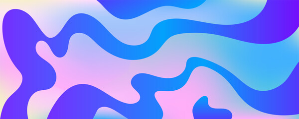Vibrant abstract liquid gradient background in blue, pink, and purple hues. Perfect for modern designs, web graphics, and branding. Vector illustration