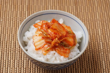 キムチとご飯