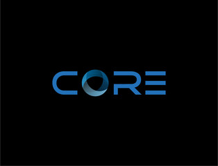 Abstract design with core text