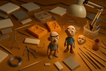 Claymation Studio: A Detailed Look at Character Creation and Stop Motion Craft