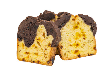 Panettone isolated