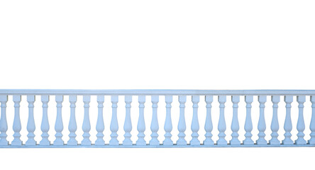 Naklejka premium Stone railings isolated