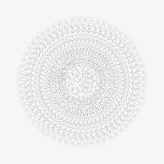 Dotted spiral vortex royalty free vector