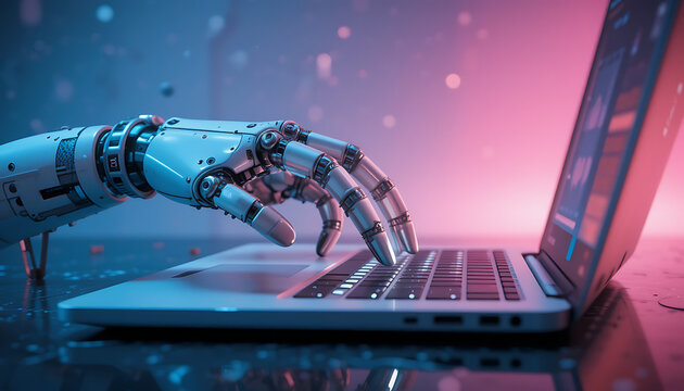 Robotic Process Automation (RPA) in Technology Depiction Showcasing Intelligent Workflow Automation, Software Bots, Process Optimization, AI Integration, and Scalable Enterprise Solutions