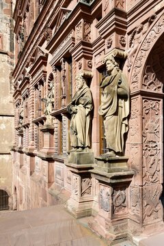 Heidelberg castle, Friedrich Wing, Pharmacy Museum of Germany, Heidelberg, Baden Wurttemberg, Germany