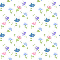 seamless pattern with flowers