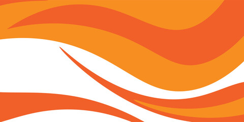 Vector orange line background curve element with white space for text and message design, overlapping layers, vector