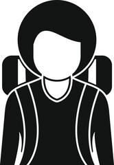 Young hiker woman carrying backpack for travel and exploration