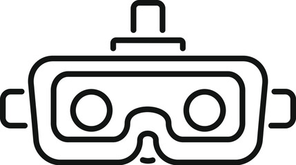 Vr headset offers access to immersive digital environments, enhancing gaming, entertainment, and various other applications