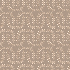 Seamless elegant floral pattern. Print for textile, fabric, covers, wallpapers, print, gift wrap, decoupage, scrapbooking, quilting. For fashion fabric. Retro stylization.