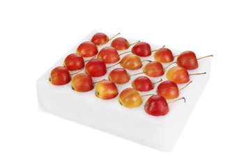 Fresh Red and Yellow Cherries Studio Still Life Photography