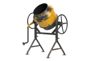 Concrete Mixer Isolated