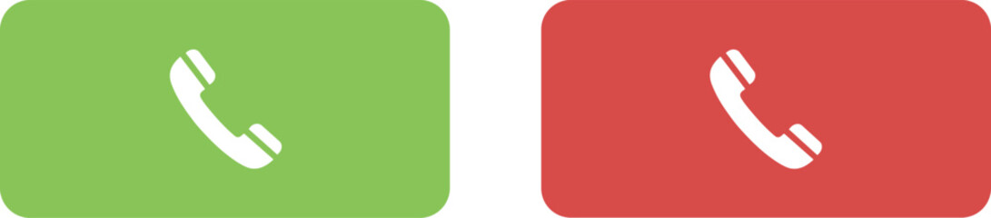 Vector collection of essential communication symbols representing contact, immediate support, and the direction of mobile or fixed-line telephone calls.