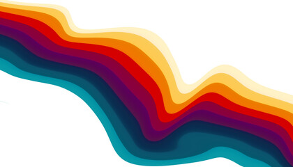 Futuristic background in simple retro style design with colorful lines. Overlay abstract retro design in 80's style with colorful