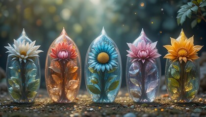 create five unique beautifull things