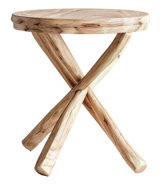 A modern side table suitable for an outdoor pool deck setting. It features a simple structure and is cut out for easy use in various contexts