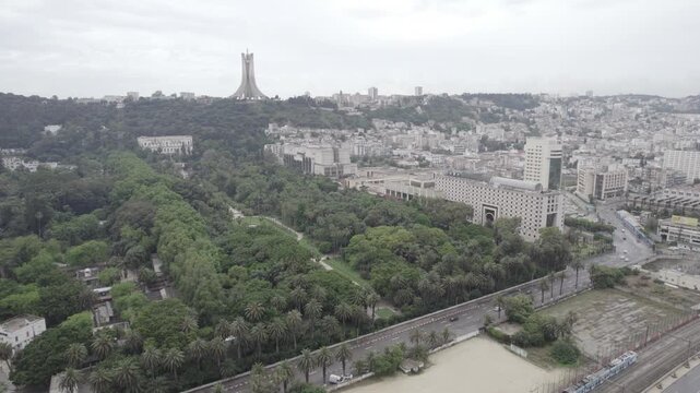 Drone Capture of Algeria&rsquo;s Martyrs&rsquo; Memorial in Algiers