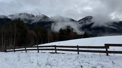Sch&ouml;ne Landschaft bei Seefeld in Tirol 