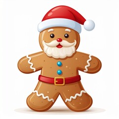 Fototapeta premium christmas gingerbread man