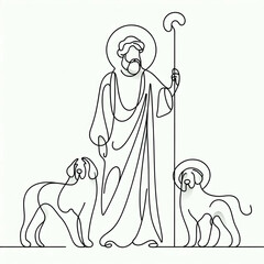 Ilustra&ccedil;&atilde;o de S&atilde;o L&aacute;zaro