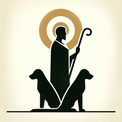 Ilustra&ccedil;&atilde;o de S&atilde;o L&aacute;zaro