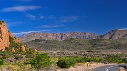 View of the Kammanassie mountains.