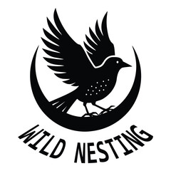 wildnestling symbol on white background