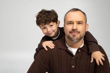 Cherished moments shared between a father and son full of love and joy
