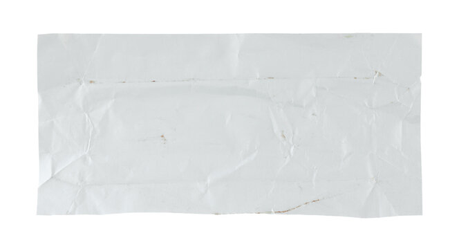 Crumpled chocolate bar wrapper with visible chocolate smudges, isolated on transparent background for food design, advertising, and packaging concepts