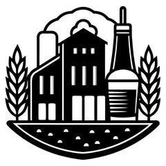 Vector illustration brewery Beer