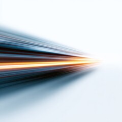 Abstract motion background with dynamic light streaks in minimalist design