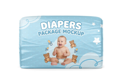 Diapers Package Mockup 3