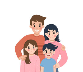 happy family portrait