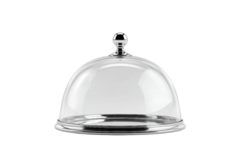 Serving Tray with Cloche Icon isolated on transparent background