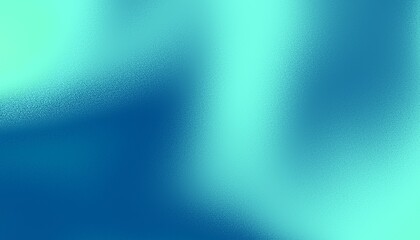 Dark royal green mint sea teal jade emerald turquoise light blue abstract background. Color gradient blur. Rough grunge grain noise. Brushed matte shimmer. Metallic foil design effect