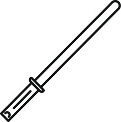 Asian traditional weapon illustrating warrior and martial arts concepts