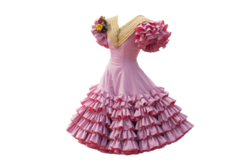 Flamenco Dress Isolated