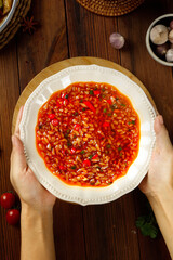 Traditional Chinese Spicy Fish Dish with Chili Sauce