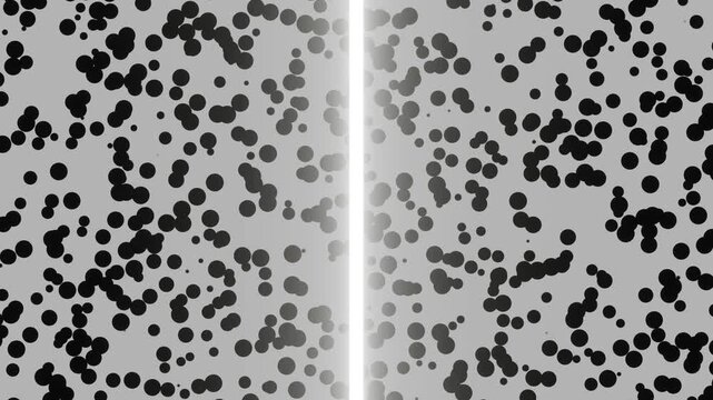 Futuristic System Scan Loading Screen Loop. Digital Halftone Grid Dissolving Pattern. UI UX Animation. 4K 60fps. - Powered by Adobe