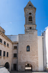 Piazza Mercantile Bari in Puglia in Italy